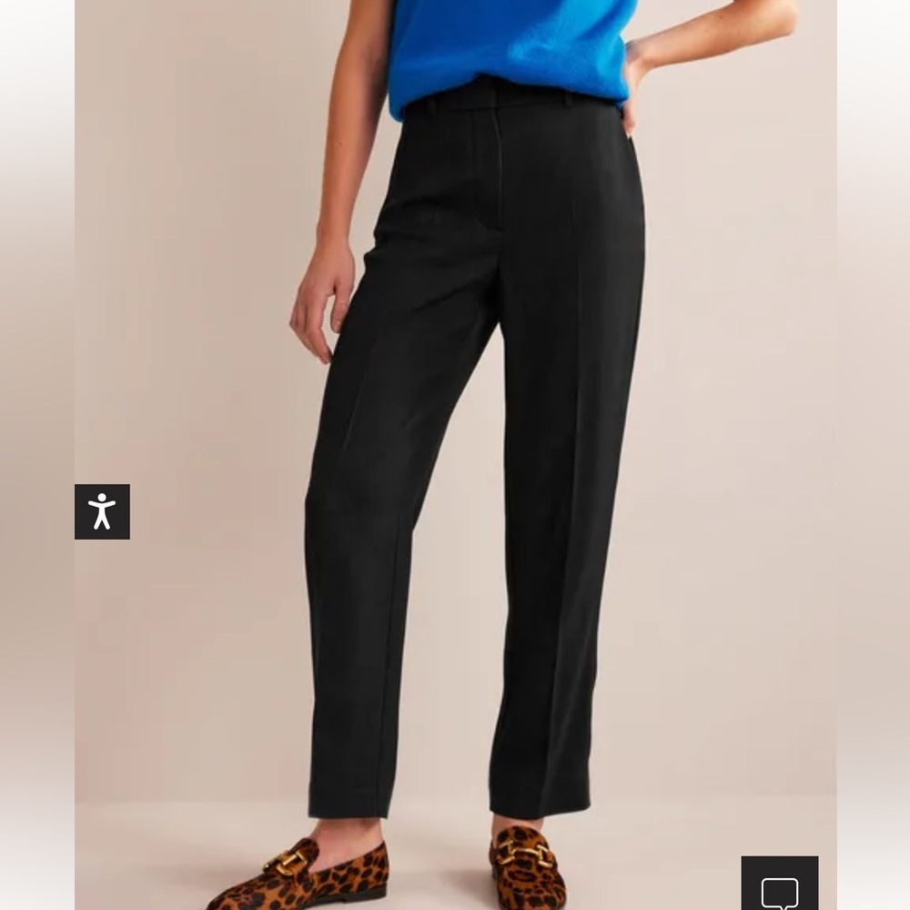 Boden Women Black wool Pant. Sz 8P